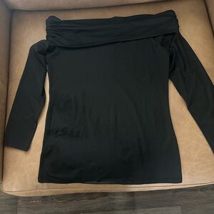 Elegant Black Off-Shoulder Top